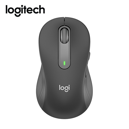 MOUSE LOGITECH SIGNATURE M650 SILENT LARGE LEFT WIRELESS/BLUETOOTH BLACK (910-006234)